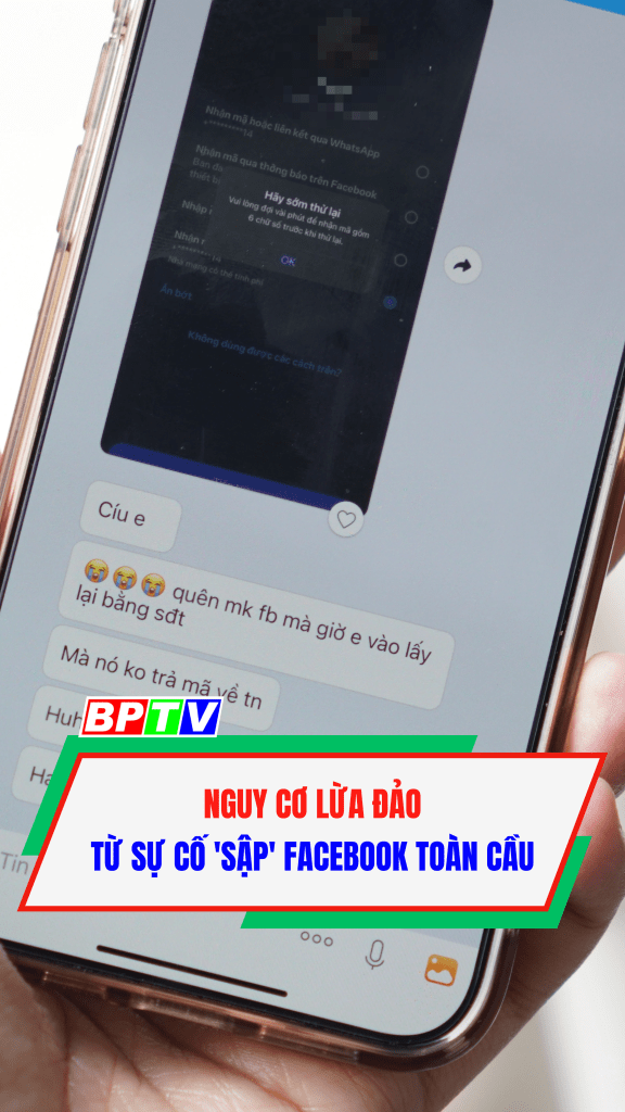 Nguy cơ lừa đảo từ sự cố 'sập' Facebook to&agrave;n cầu #shorts