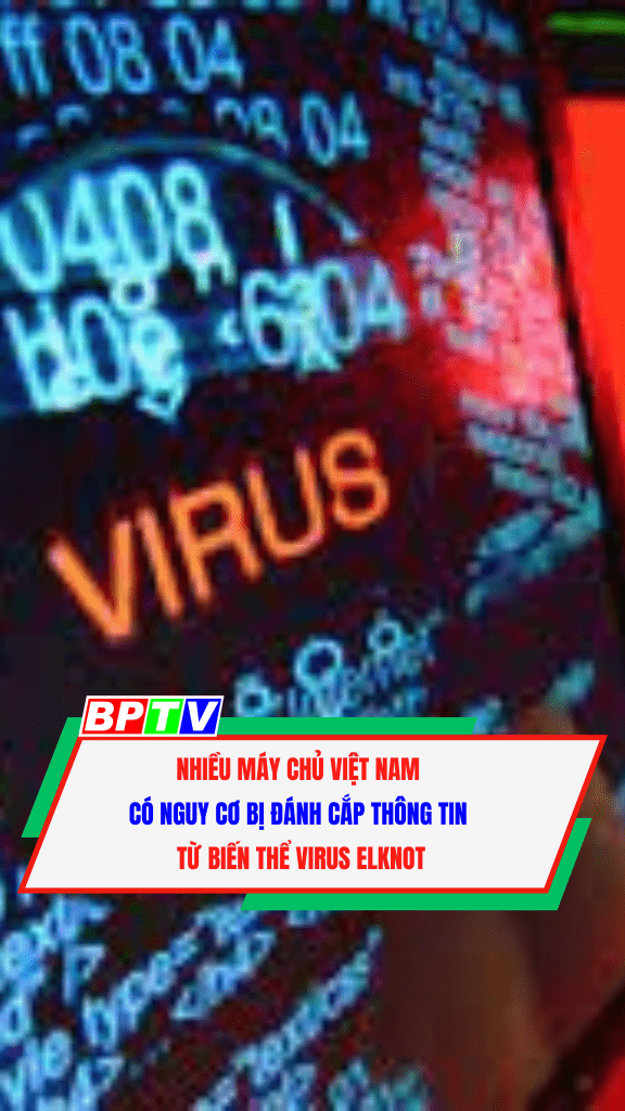 Nhiều m&aacute;y chủ Việt Nam c&oacute; nguy cơ bị đ&aacute;nh cắp th&ocirc;ng tin từ biến thể virus Elknot #shorts