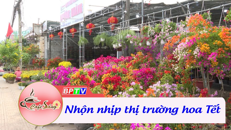 Nhộn nhịp thị trường hoa Tết | Cà phê sáng 9-1-2023 || BPTV