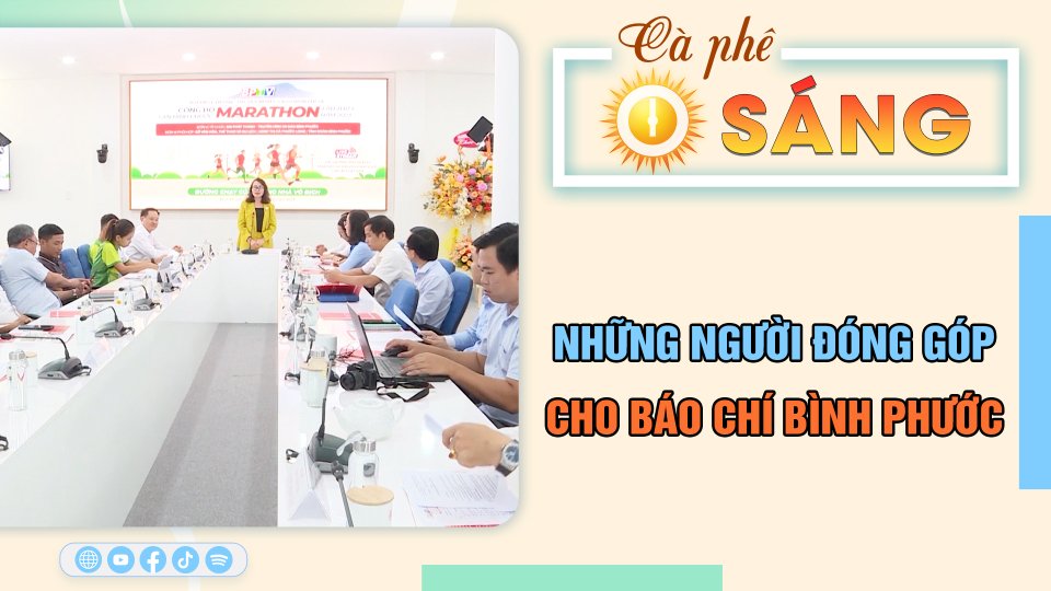 Những người đóng góp cho báo chí Bình Phước | Cà phê sáng 20-6-2023 || BPTV