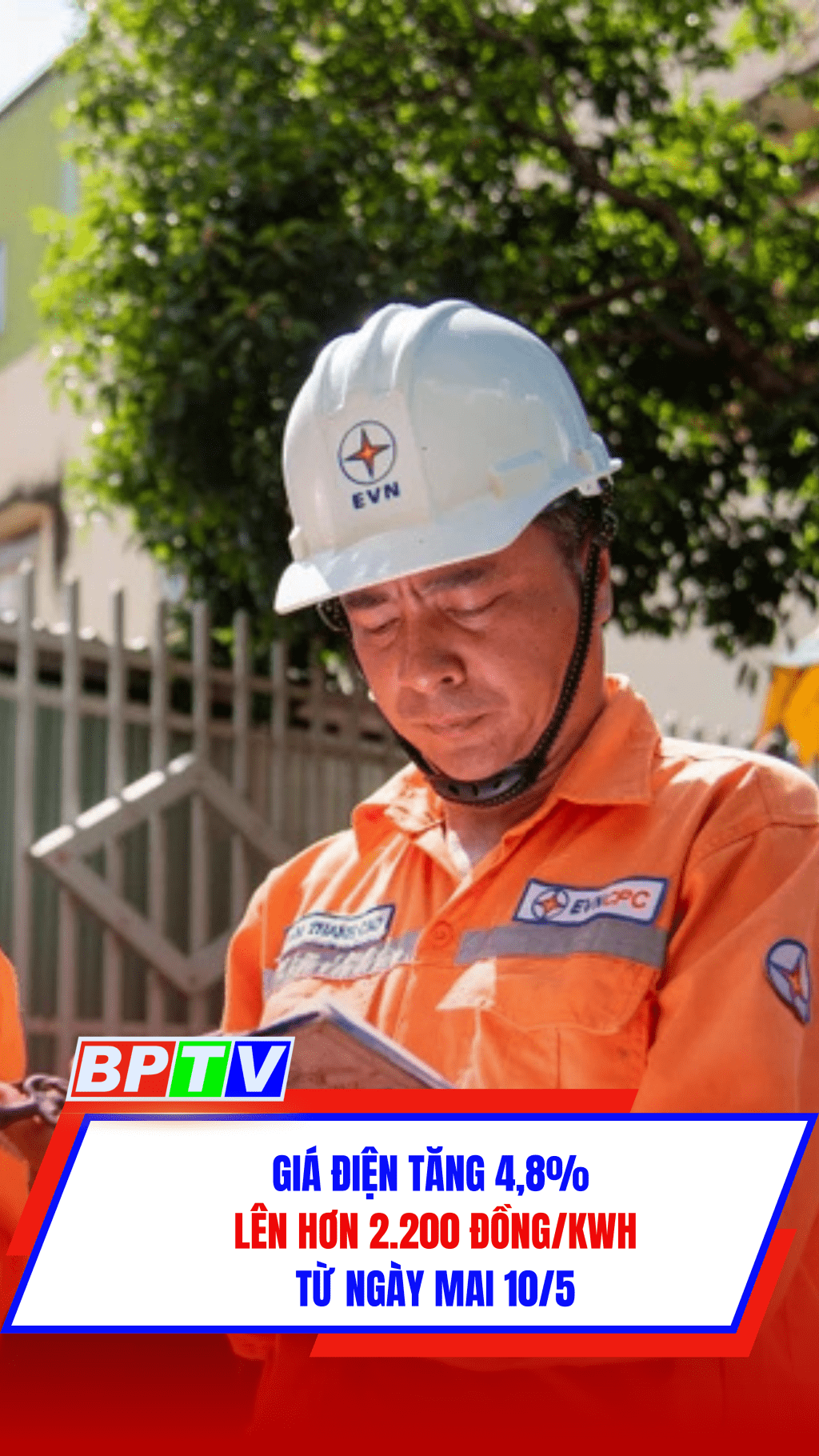 Nóng: Giá điện tăng 4,8% lên hơn 2.200 đồng một kWh từ ngày mai 10-5 #shorts