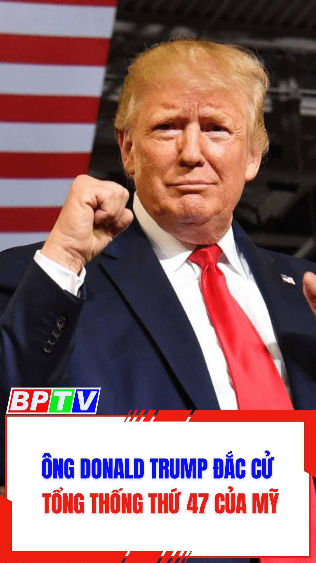 &Ocirc;ng Donald Trump đắc cử Tổng thống thứ 47 của Mỹ #shorts