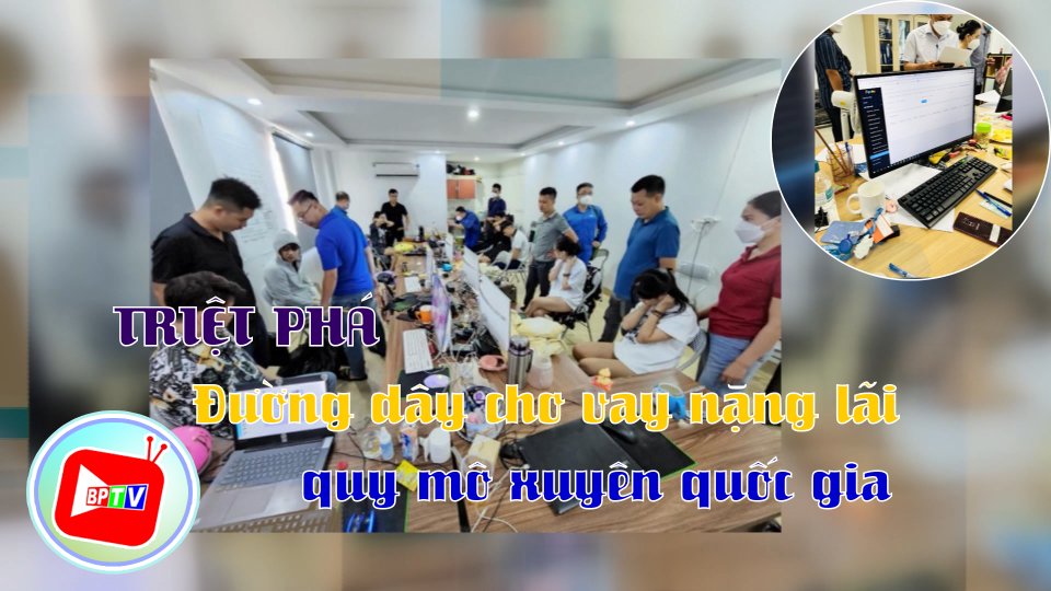 Phá đường dây xuyên quốc gia cho vay lãi nặng qua App