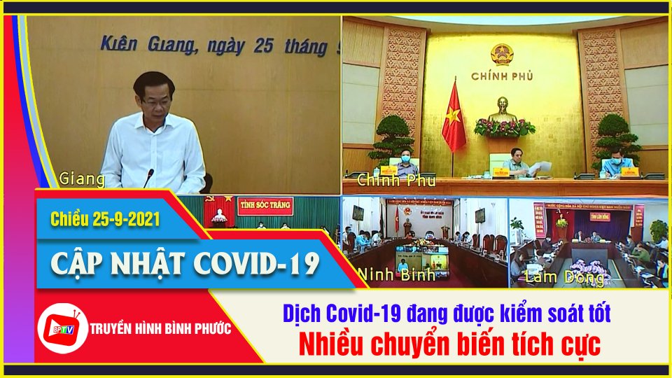 Phấn đấu đến 30-9 trở lại trạng thái bình thường mới |Covid-19 chiều 25-9 |BPTV