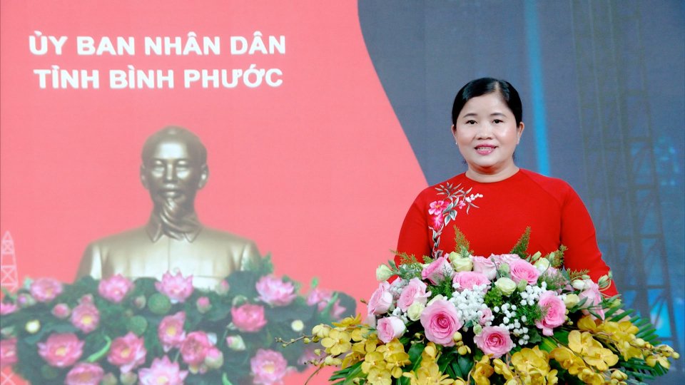 Phó Bí thư Tỉnh ủy, Chủ tịch UBND tỉnh Bình Phước Trần Tuệ Hiền chúc Tết Quý Mão 2023