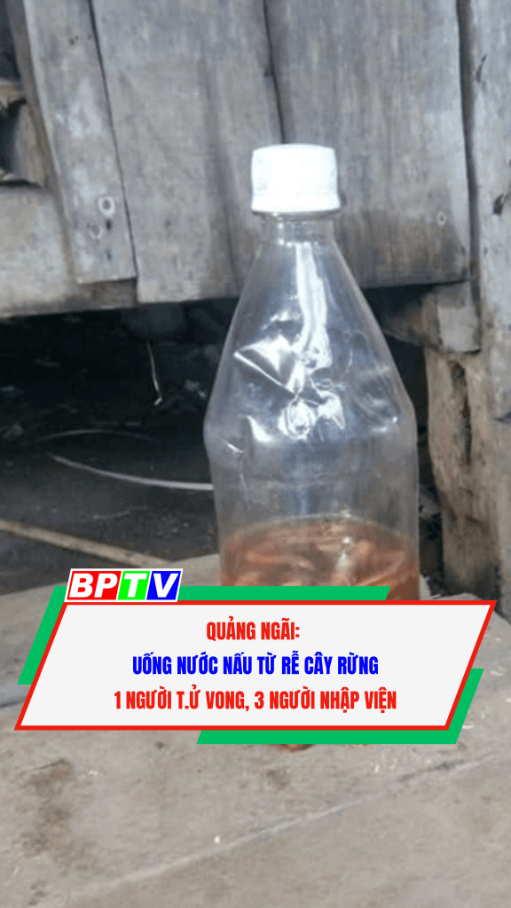 Quảng Ng&atilde;i: Uống nước nấu từ rễ c&acirc;y rừng, 1 người t.ử vong, 3 người nhập việ #shorts