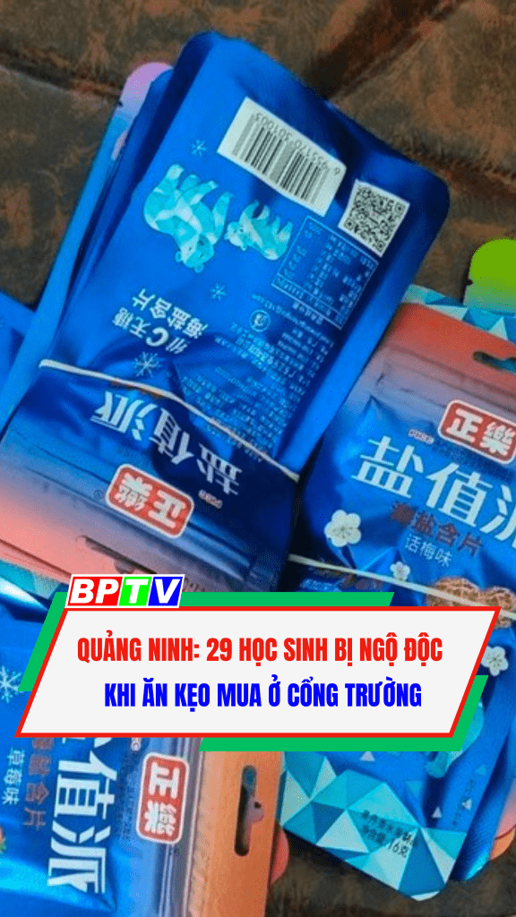 Quảng Ninh: 29 học sinh bị ngộ độc khi ăn kẹo mua gần cổng trường #short