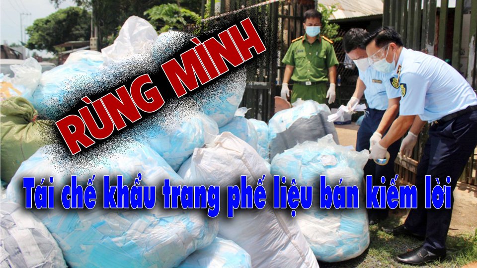 Rùng mình phát hiện hơn 1 tấn khẩu trang tái chế chuẩn bị tung ra thị trường |Tin tức 100 độ |BPTV