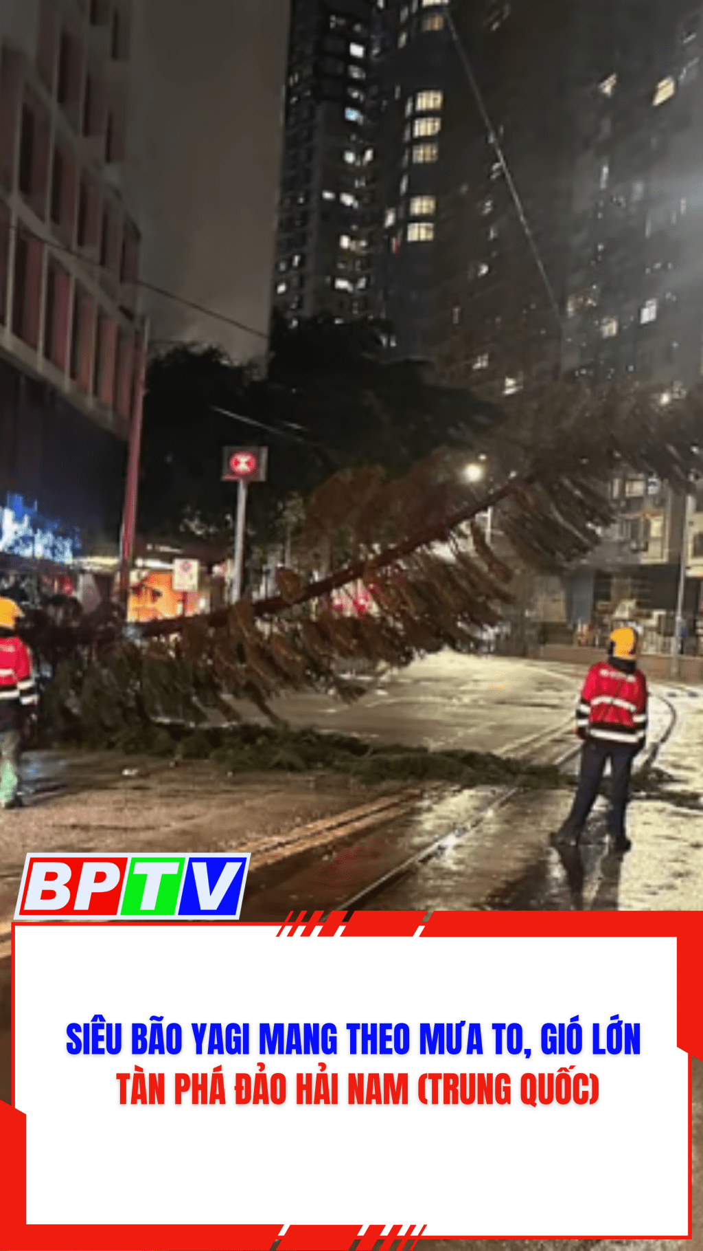 Si&ecirc;u b&atilde;o Yagi mang theo mưa to, gi&oacute; lớn t&agrave;n ph&aacute; đảo Hải Nam (Trung Quốc) #shorts