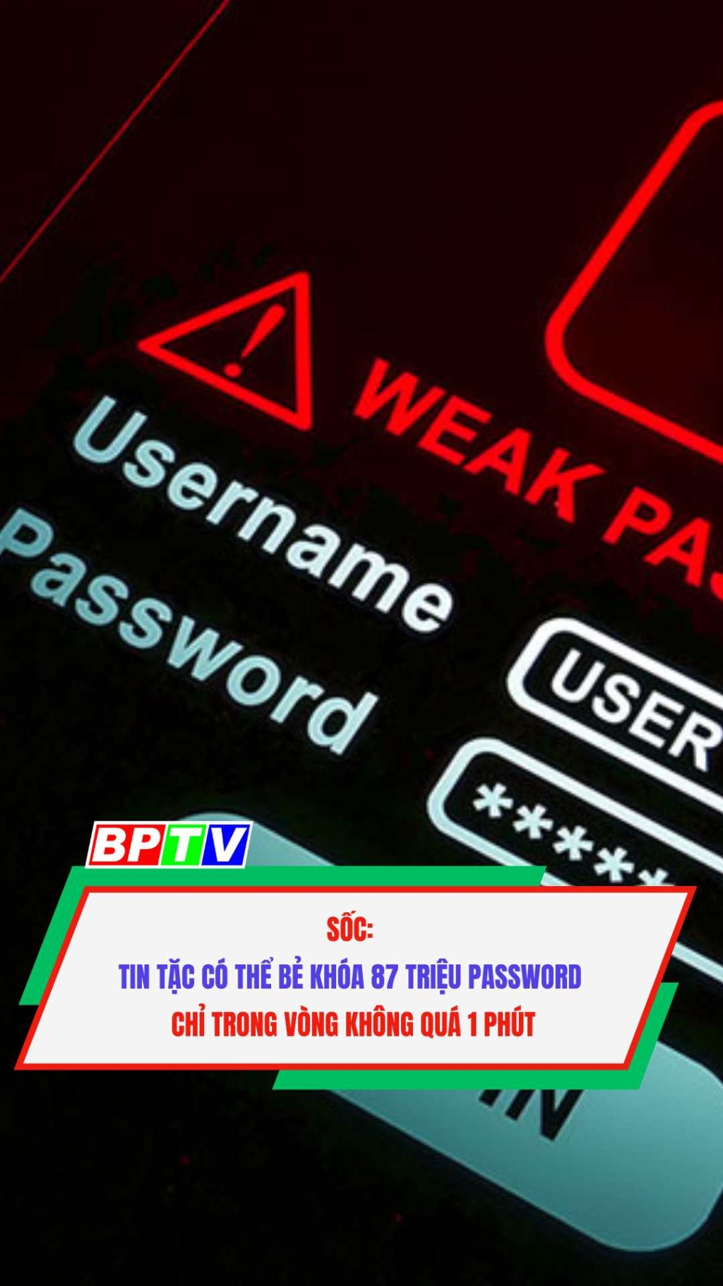 SỐC: Tin tặc có thể bẻ khóa 87 triệu password chỉ trong vòng không quá 1 phút #shorts