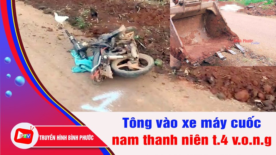 Tai nạn hy hữu: Tông vào xe máy cuốc, nam thanh niên t.4 v.o.n.g | BPTV