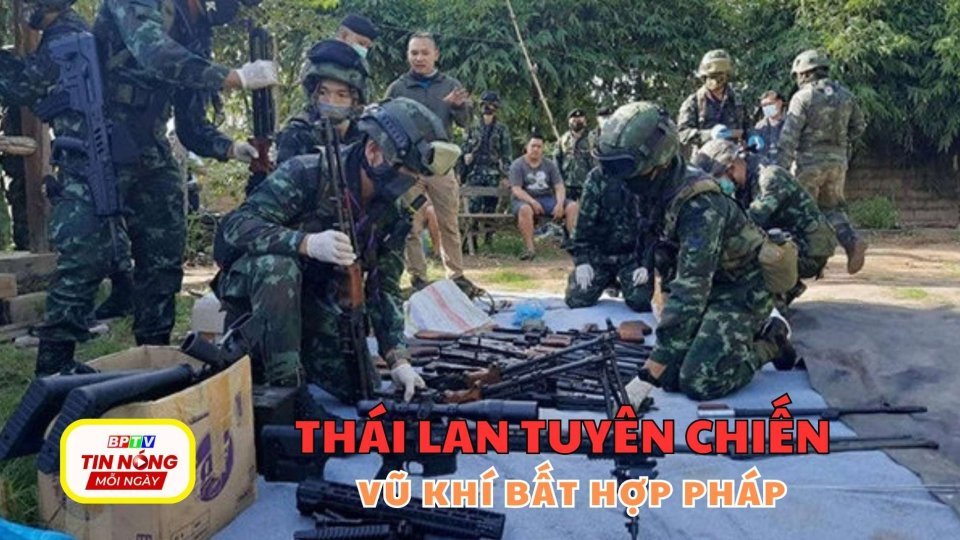 Thái Lan phát động chiến dịch truy quét vũ khí bất hợp pháp 