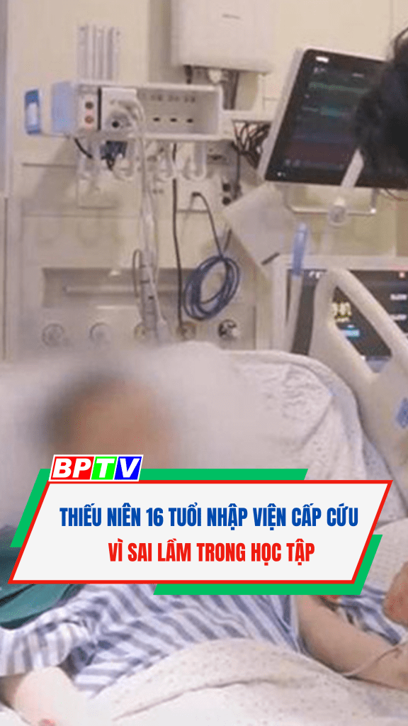 Thiếu niên 16 tuổi nhập viện cấp cứu vì sai lầm trong học tập #short