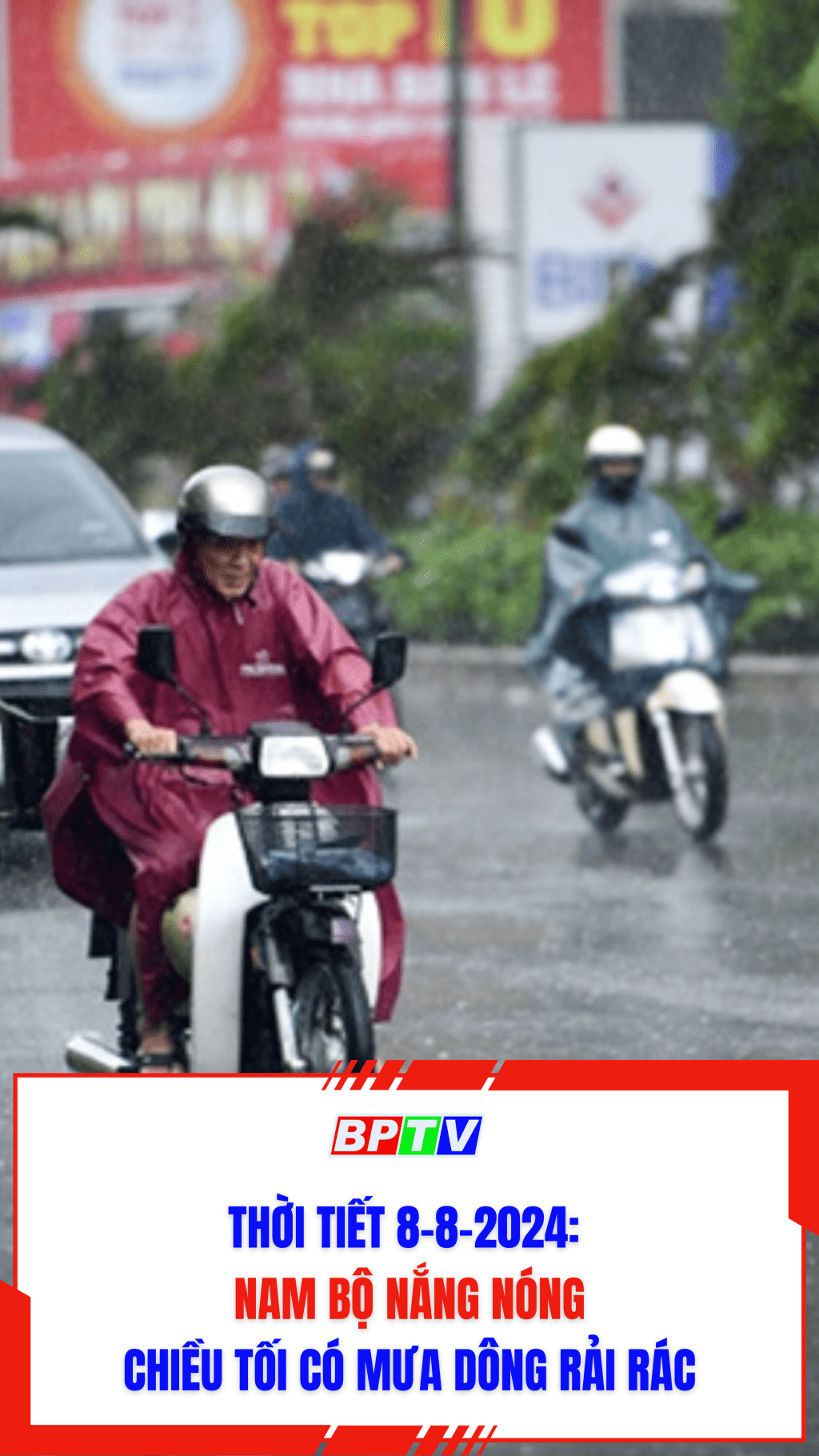 Thời tiết 8-8-2024: Nam Bộ nắng n&oacute;ng, chiều tối c&oacute; mưa d&ocirc;ng rải r&aacute;c #shorts