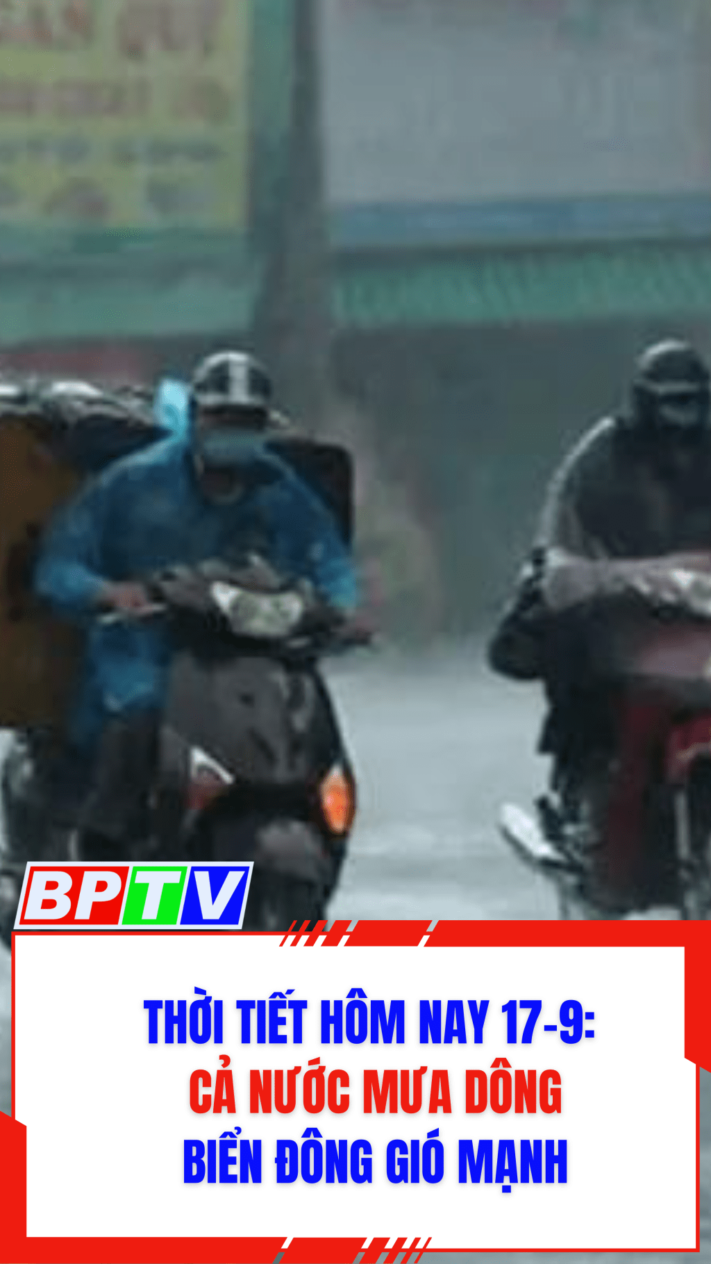 Thời tiết h&ocirc;m nay 17-9: Cả nước mưa d&ocirc;ng, biển Đ&ocirc;ng gi&oacute; mạnh #shorts