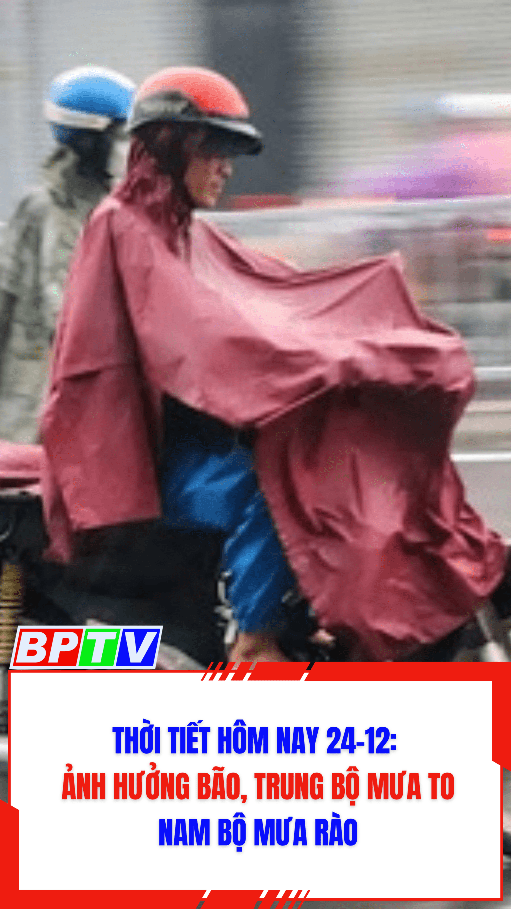 Thời tiết hôm nay 24-12: Ảnh hưởng bão, Trung Bộ mưa to, Nam Bộ mưa rào #shorts