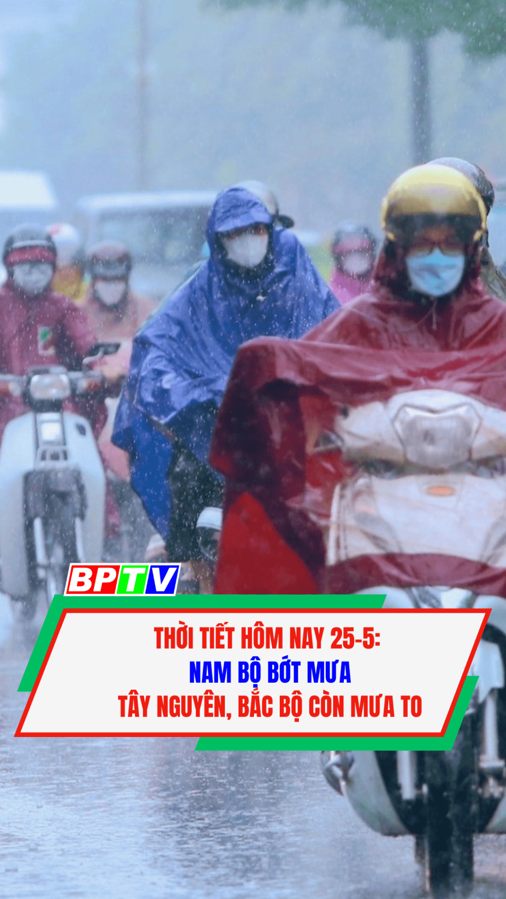 Thời tiết hôm nay 25-5: Nam Bộ bớt mưa; Tây Nguyên, Bắc Bộ còn mưa to #shorts