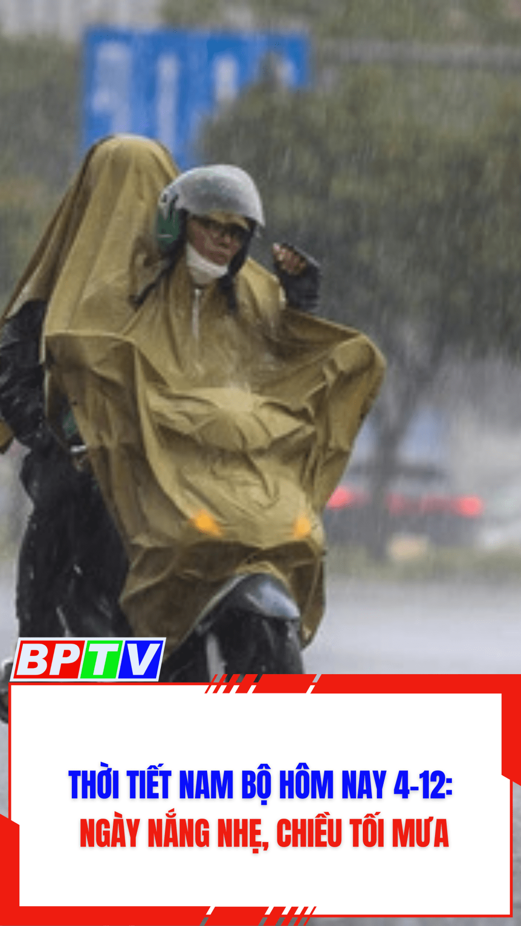 Thời tiết Nam Bộ hôm nay 4-12: Ngày nắng nhẹ, chiều tối mưa #shorts