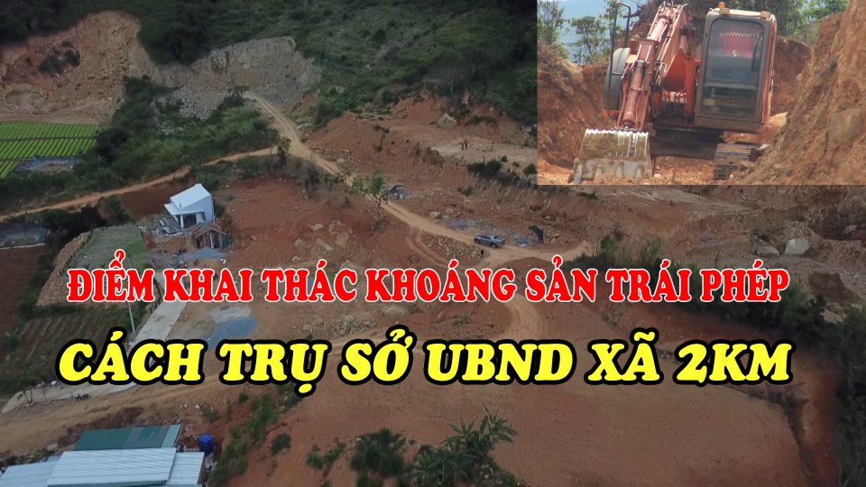 TIN TỨC 100 ĐỘ | NÓNG Ngang nhiên khai thác khoáng sản trái phép giữa ban ngày