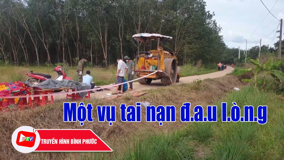 Tông vào xe lu, 2 mẹ con t.4 v.0.n.g |BPTV