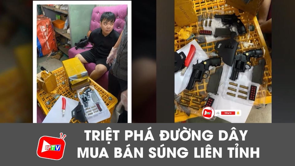 Triệt phá đường dây mua bán súng liên tỉnh |BPTV