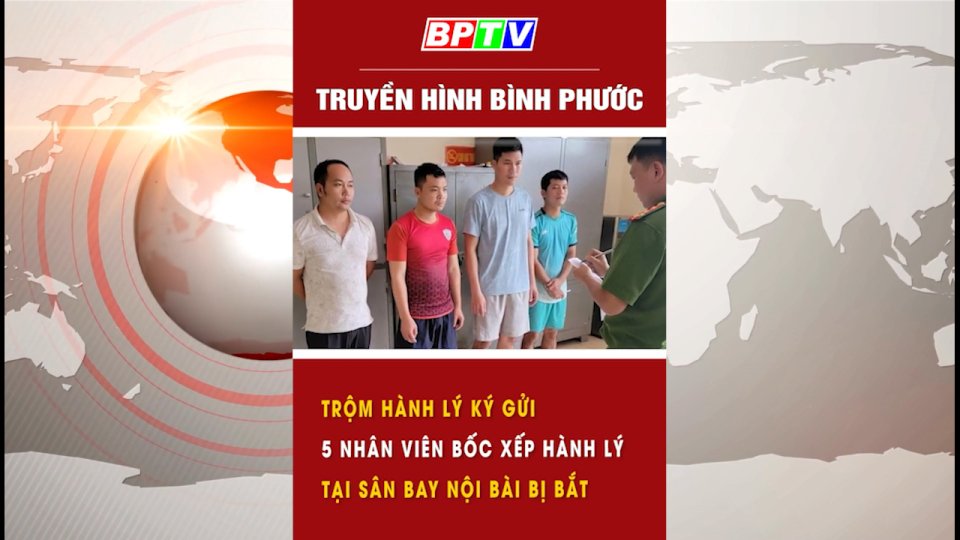 Trộm hành lý ký gửi, 5 nhân viên bốc xếp hành lý tại sân bay Nội Bài bị bắt 