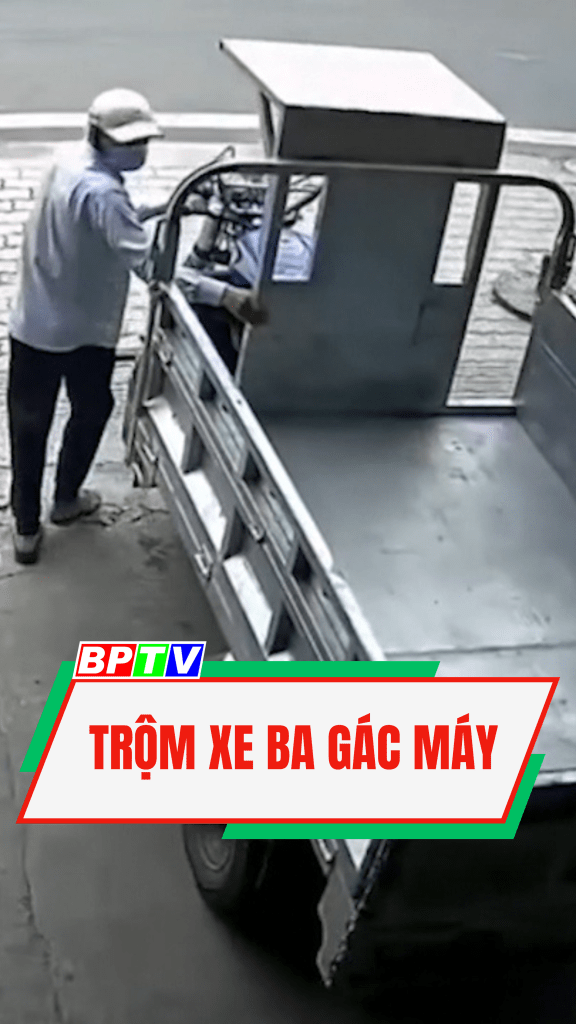 Trộm xe ba gác máy #short