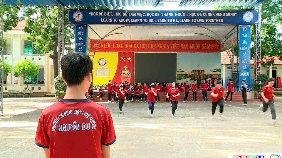 Trường THPT Nguyễn Du sẵn sàng tham gia giải Marathon lần thứ 2