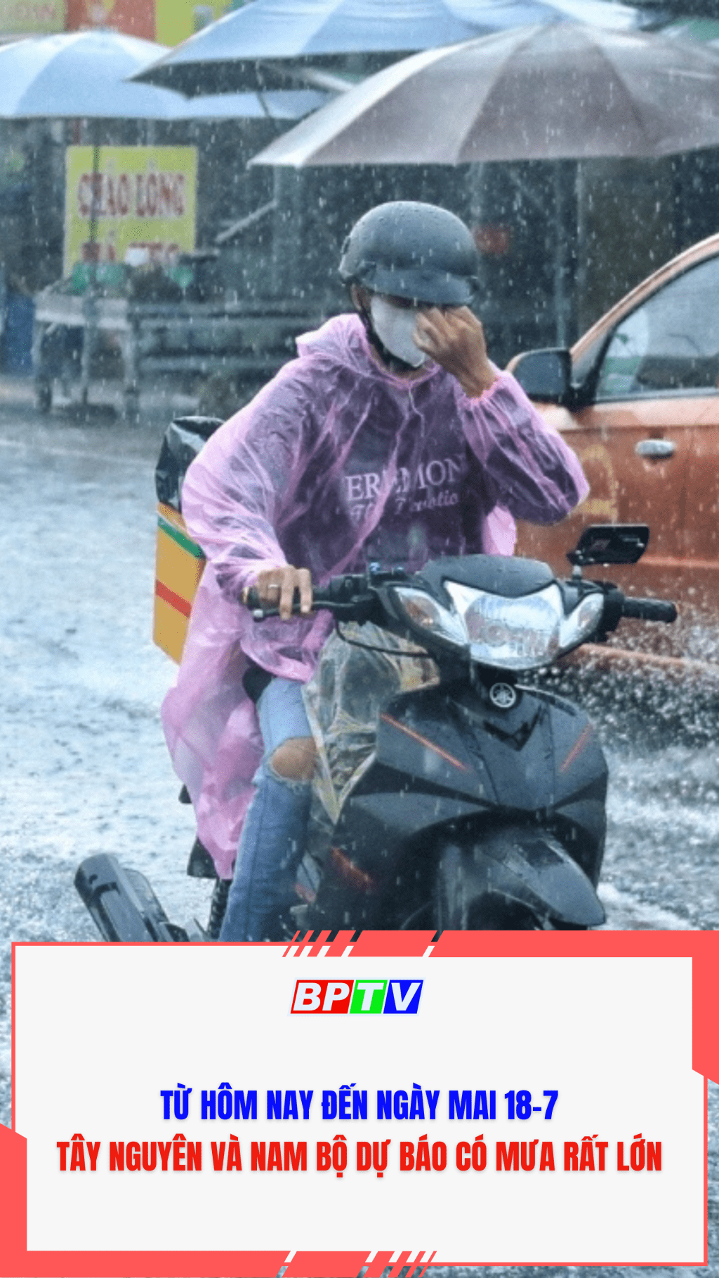 Từ hôm nay đến ngày mai 18-7, Tây Nguyên Và Nam Bộ dự báo có mưa rất lớn #shorts