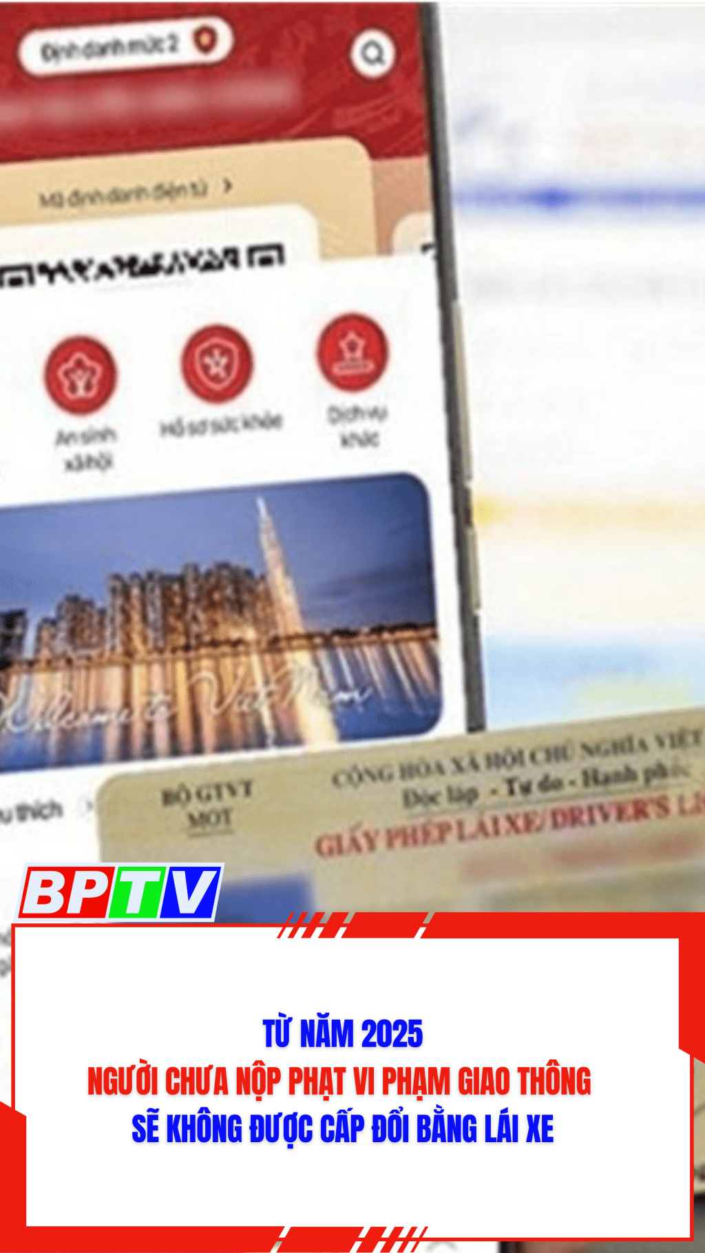 Từ năm 2025, người chưa nộp phạt vi phạm giao th&ocirc;ng sẽ kh&ocirc;ng được cấp đổi bằng l&aacute;i xe #shorts