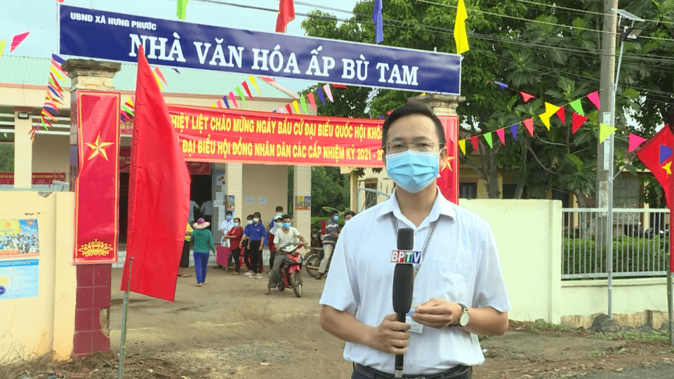 Tưng bừng ngày Hội bầu cử xã Hưng Phước, huyện Bù Đốp