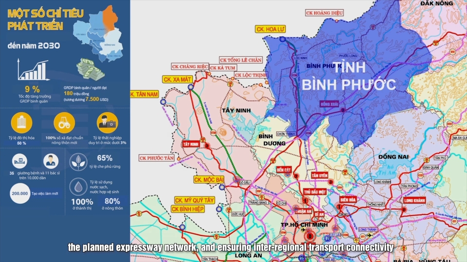 Unlocking growth potential: The Ho Chi Minh City – Thu Dau Mot – Chon Thanh Expressway, section passing through Binh Phuoc Province