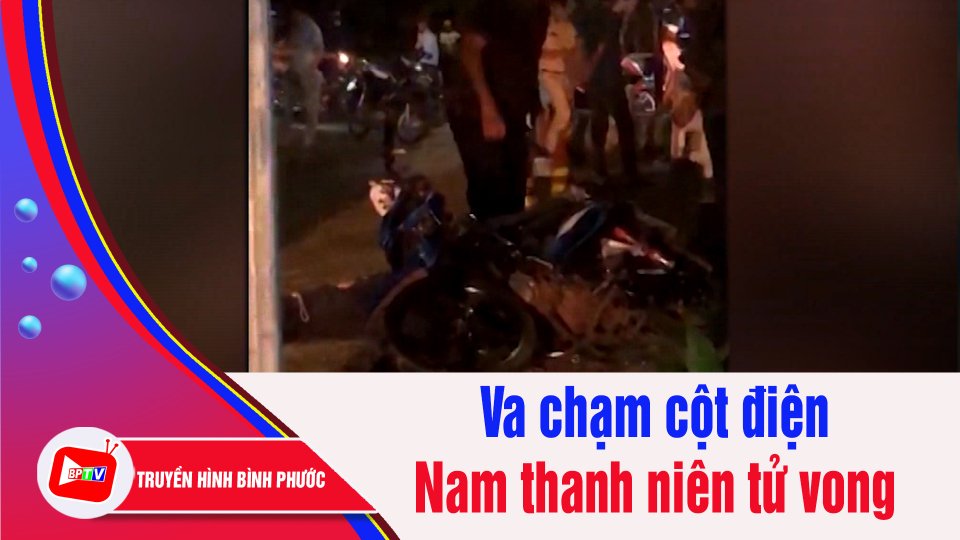 Va chạm cột điện bên đường, nam thanh niên tử vong tại chỗ | BPTV