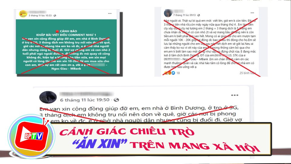 Vạch trần chiêu trò “than nghèo, kể khổ” để xin tiền trên mạng xã hội 