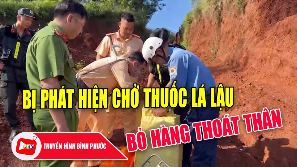Vận chuyển thuốc lá lậu, bỏ của chạy lấy người khi bị phát hiện |BPTV