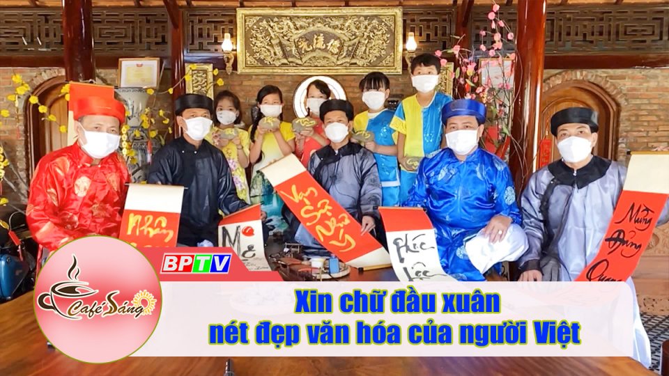 Vẻ đẹp xin chữ ngày xuân |Cà phê sáng 3-2-2022 |BPTV