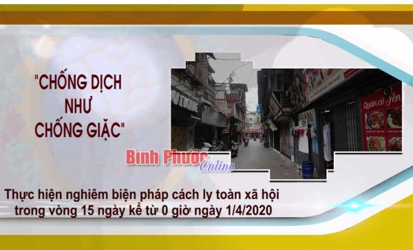 [Video] Chỉ đạo khẩn của Chủ tịch UBND tỉnh Bình Phước về các giải pháp cấp bách phòng, chống dịch Covid-19