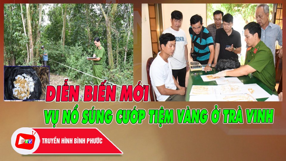 Vụ nổ súng cướp tiệm vàng ở Trà Vinh: Thu hồi hơn 80 chỉ vàng tang vật |BPTV