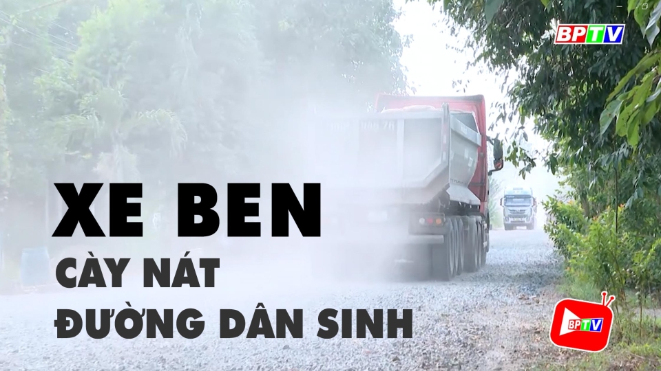 Xe ben cày nát đường dân sinh |BPTV