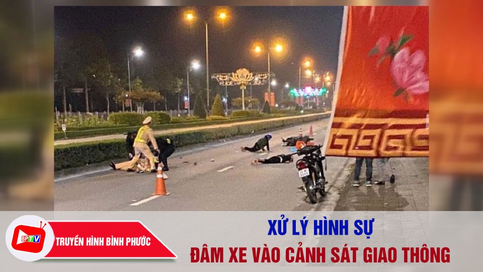 Xử lý hình sự các đối tượng đâm xe vào cảnh sát giao thông |BPTV