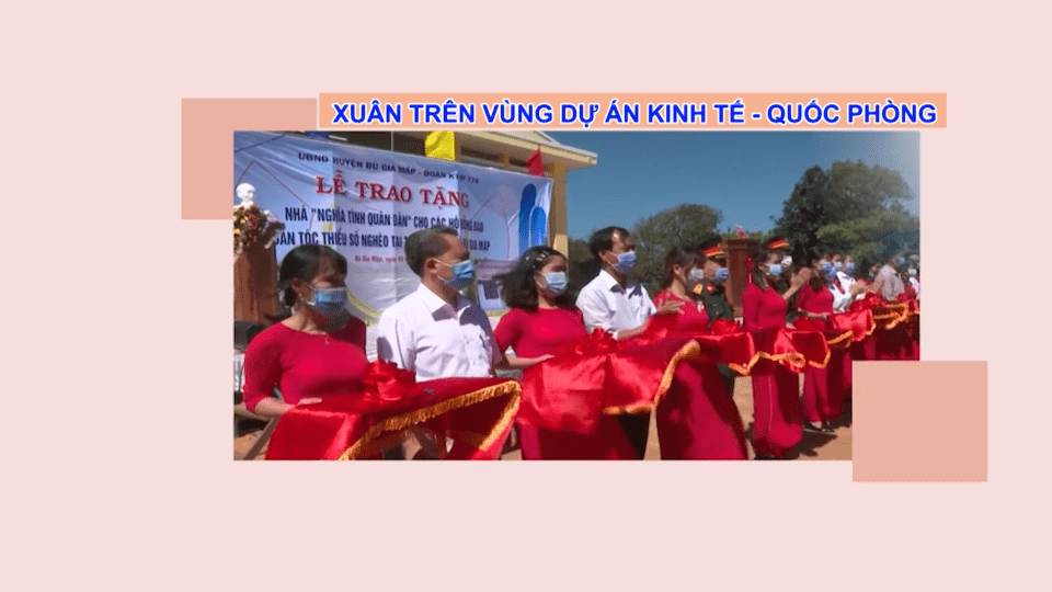 Xuân trên vùng dự án kinh tế - quốc phòng