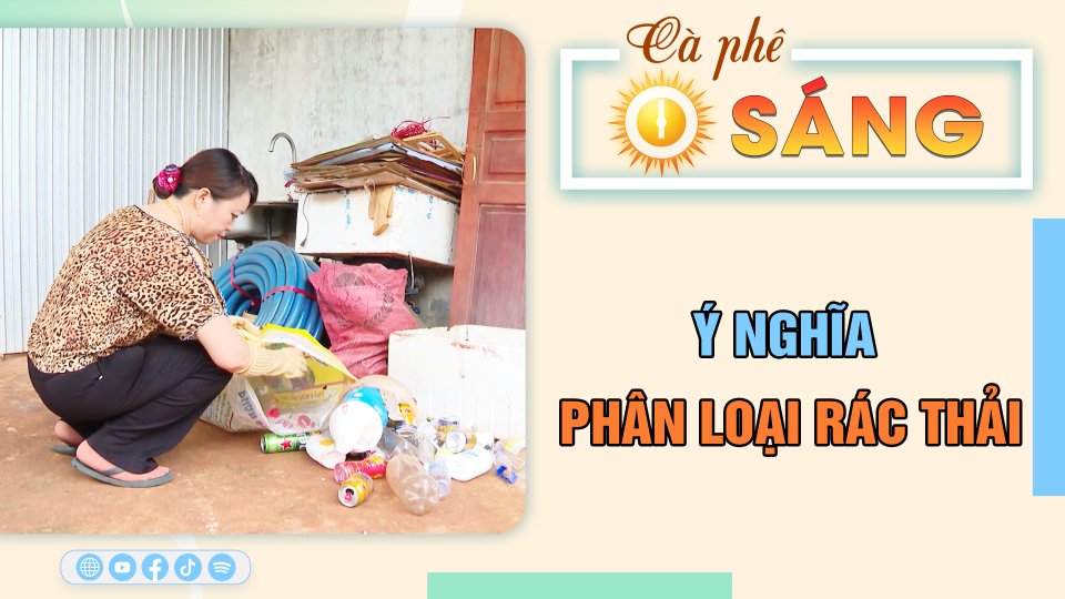 Ý nghĩa từ mô hình phân loại rác thải | Cà phê sáng 4-6-2023 || BPTV